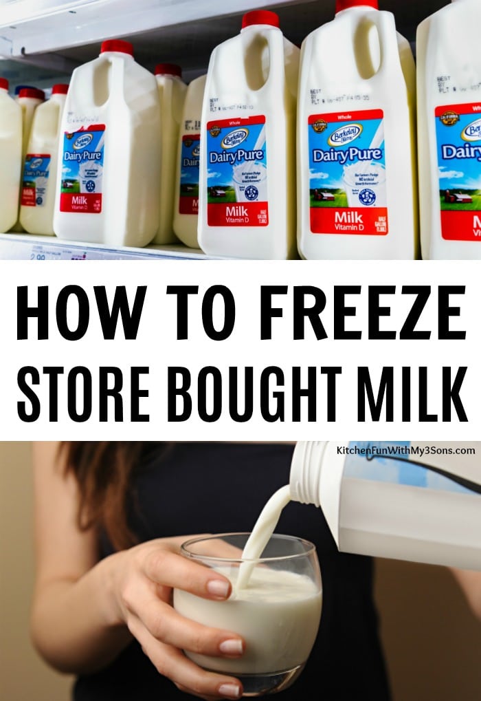 How To Freeze Milk