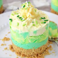 Mini St. Patrick's Day Cheesecake