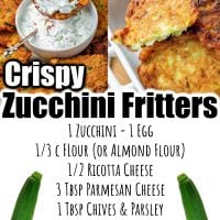 Crispy Zucchini Fritters