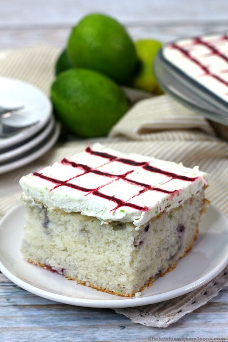 Blackberry Margarita Sheet Cake Recipe