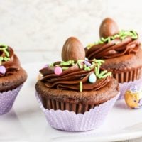 Cadbury Egg Cupcakes