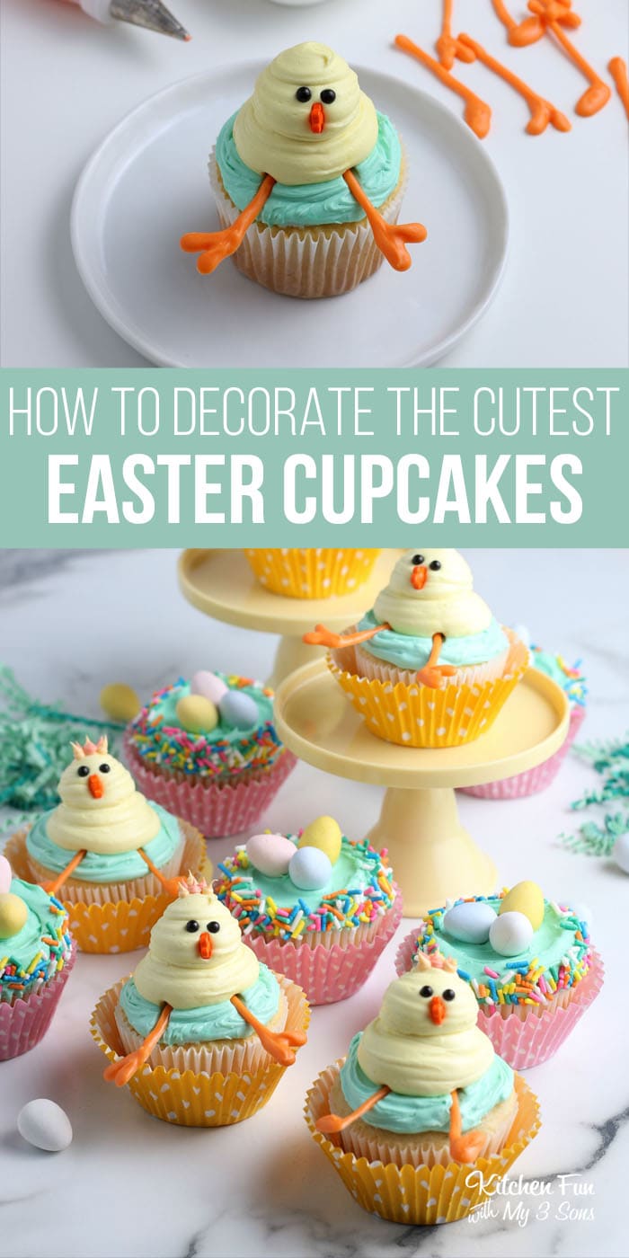 We have the cutest Easter Cupcake Ideas for you today! Take your pick of a bunny, a lamb, a bird's nest, chick or carrot. These are adorable and will wow all of your Easter guests.