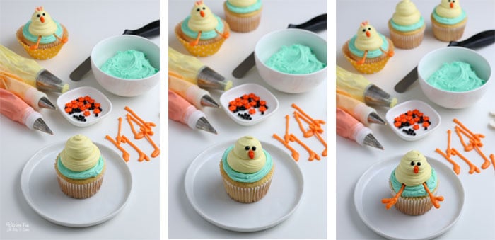 How to Make Easter Chick Cupcakes