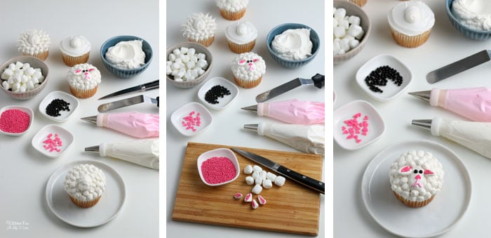 How to Make Spring Lamb Cupcakes for Easter