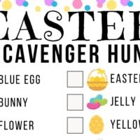 Easter Scanvenger Hunt