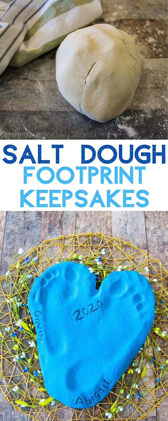 Salt Dough Handprints Keepsake Craft 