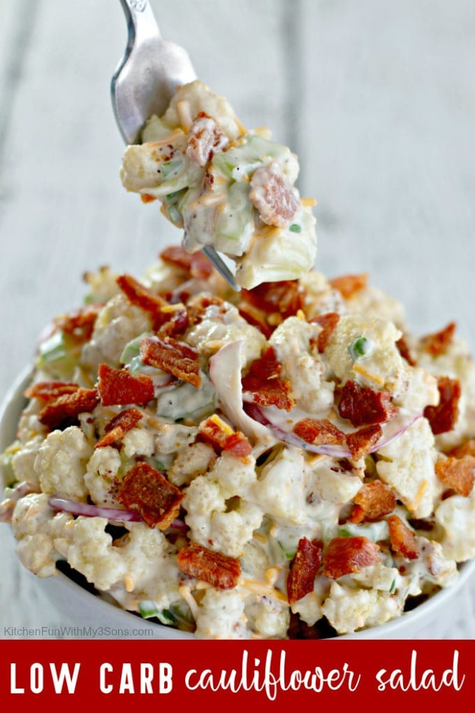 Low Carb Cauliflower Salad 