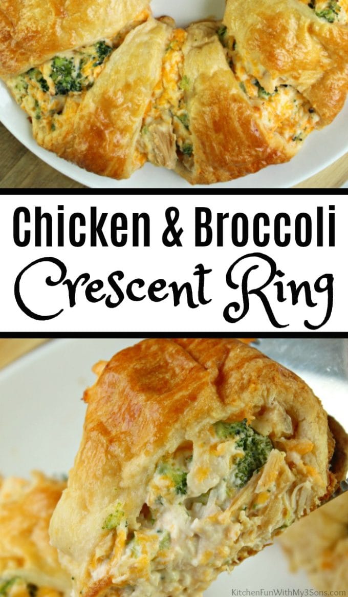Chicken and Broccoli Crescent Ring