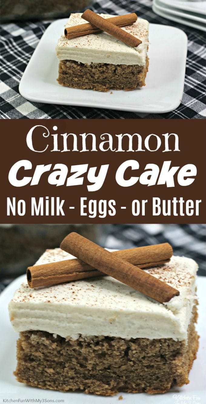Cinnamon Crazy Cake