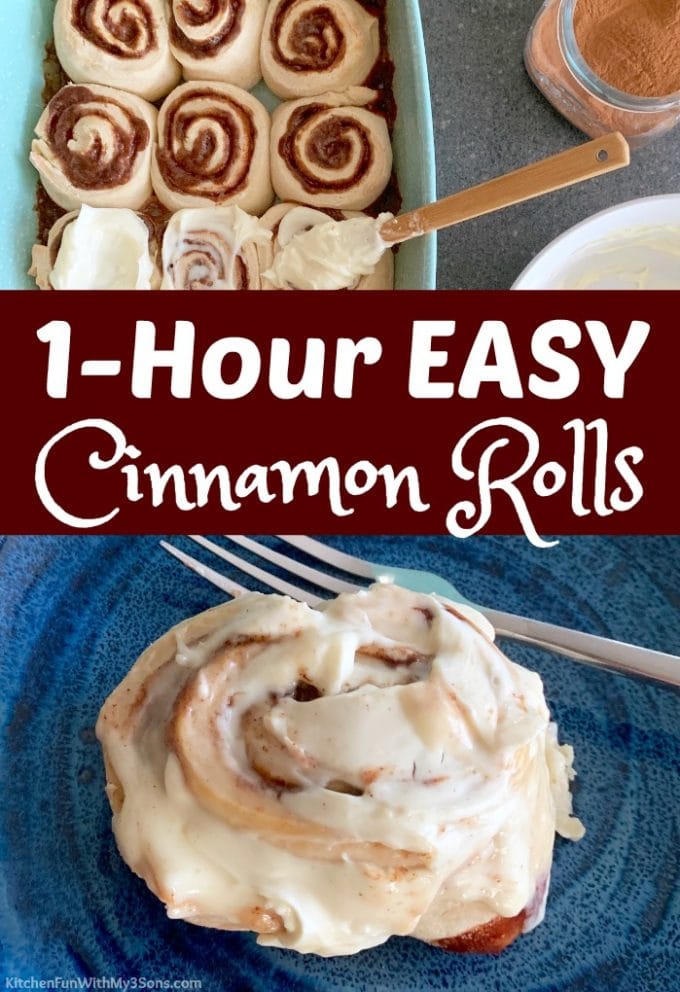 1-Hour Easy Cinnamon Rolls