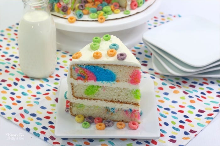 Homemade Froot Loops Cupcake - Kelloggs ZA