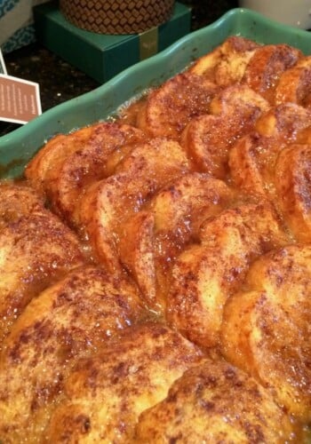 Overnight French Toast in a baking pan