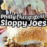 Philly Cheesesteak Sloppy Joes pin