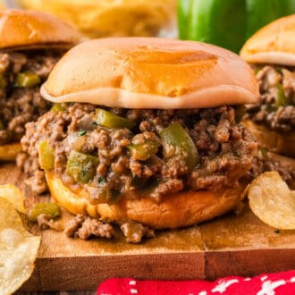 Philly Cheesesteak Sloppy Joes feature