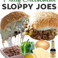 Philly Cheesesteak Sloppy Joes pin