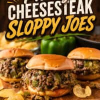 Philly Cheesesteak Sloppy Joes pin