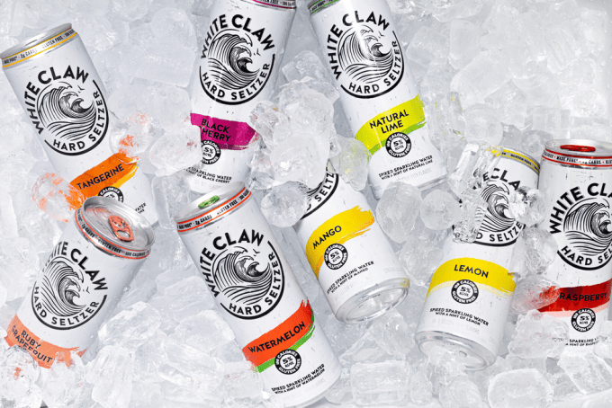 White Claw in Cooler