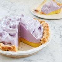 Lemon Blueberry Meringue Pie