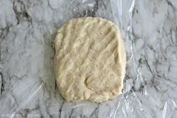 chilled homemade pie dough