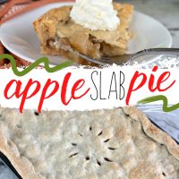 Apple Slab Pie Recipe pin