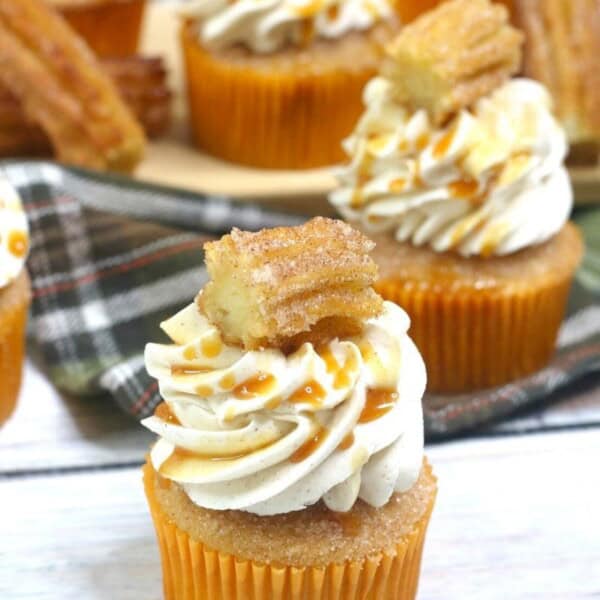 churro cupcake