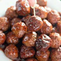 Grape Jelly Meatballs (3-ingredients)