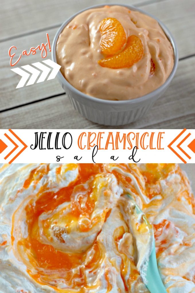 Easy Jello Creamsicle Salad on Pinterest