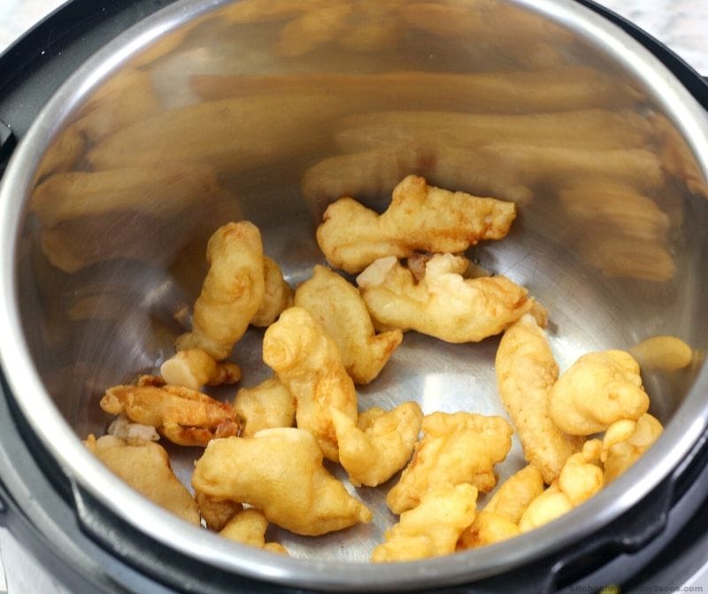 battered chicken in the Instant Pot
