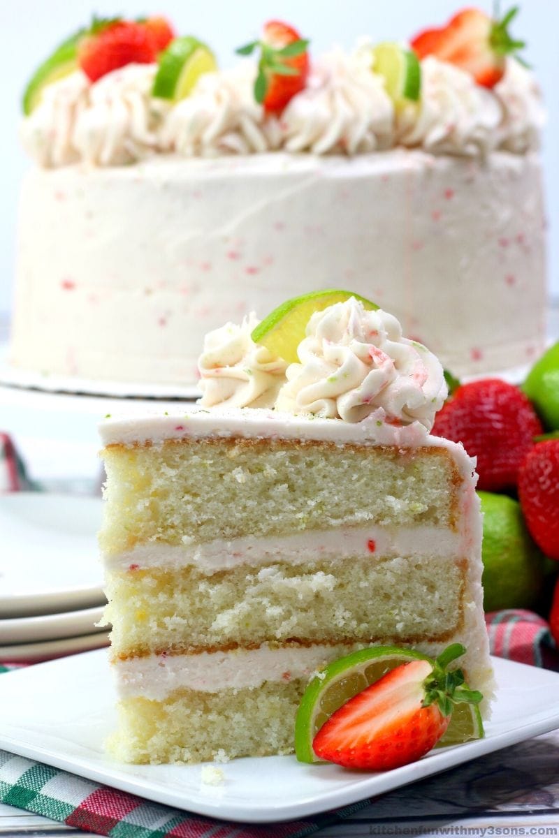 Strawberry Margarita Cake