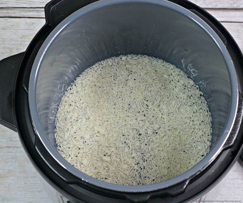 rice in the Instant Pot