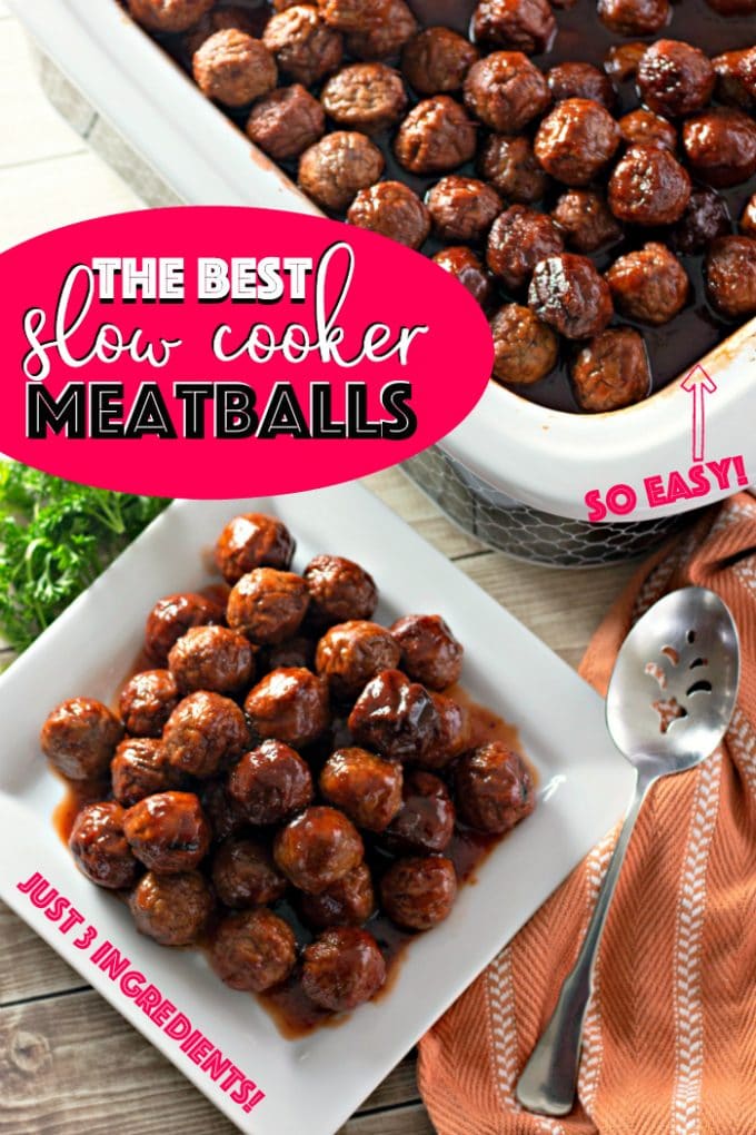 Easy Grape Jelly Meatballs for a Crowd on Pinterest