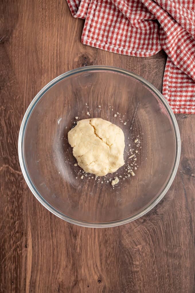 With a flaky, buttery crust and perfectly spiced apple filling baked in a jelly roll pan, Apple Slab Pie is ideal for holidays and gatherings. Pie crust in a bowl