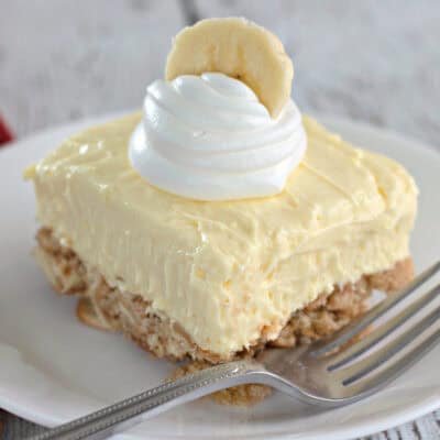 Banana Cream Cheesecake feature