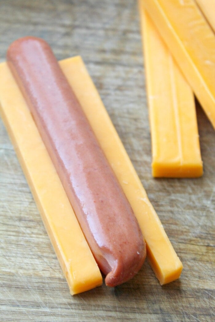 hot dogs and cheese