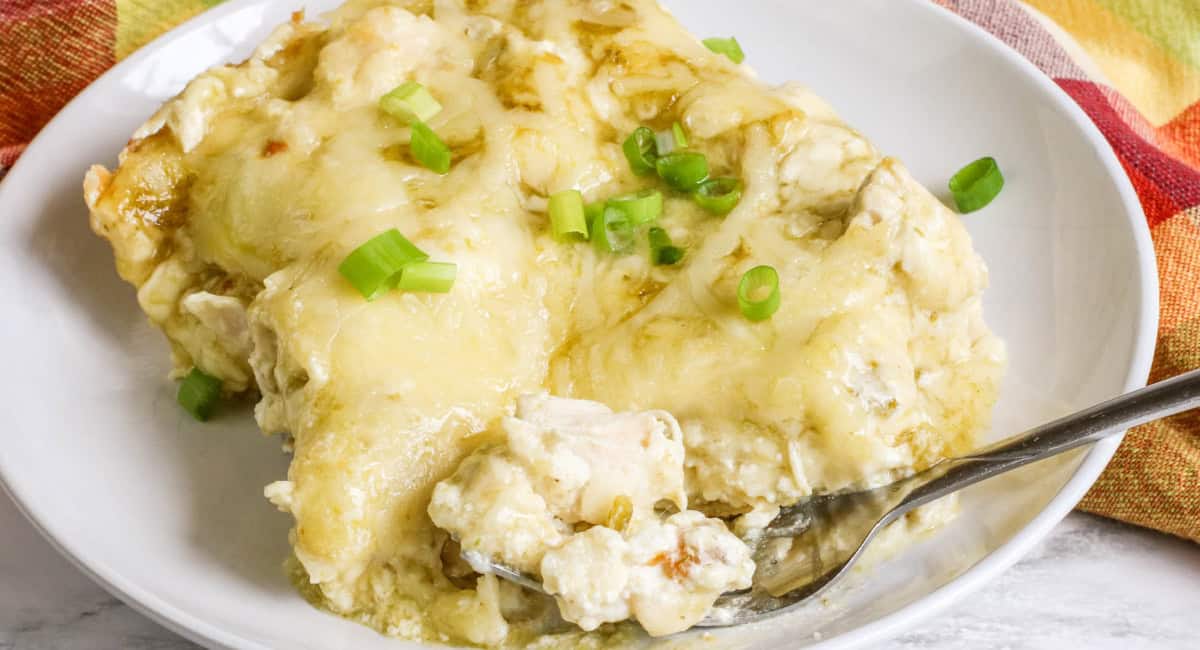 Green Chile Chicken Enchiladas | Kitchen Fun With My 3 Sons