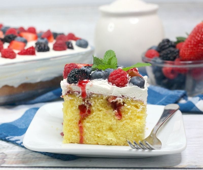 Triple Berry Layered Lemon Cream Cake  Tasty Kitchen A Happy Recipe  Community
