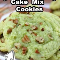 Watercgate Cake Mix Cookies