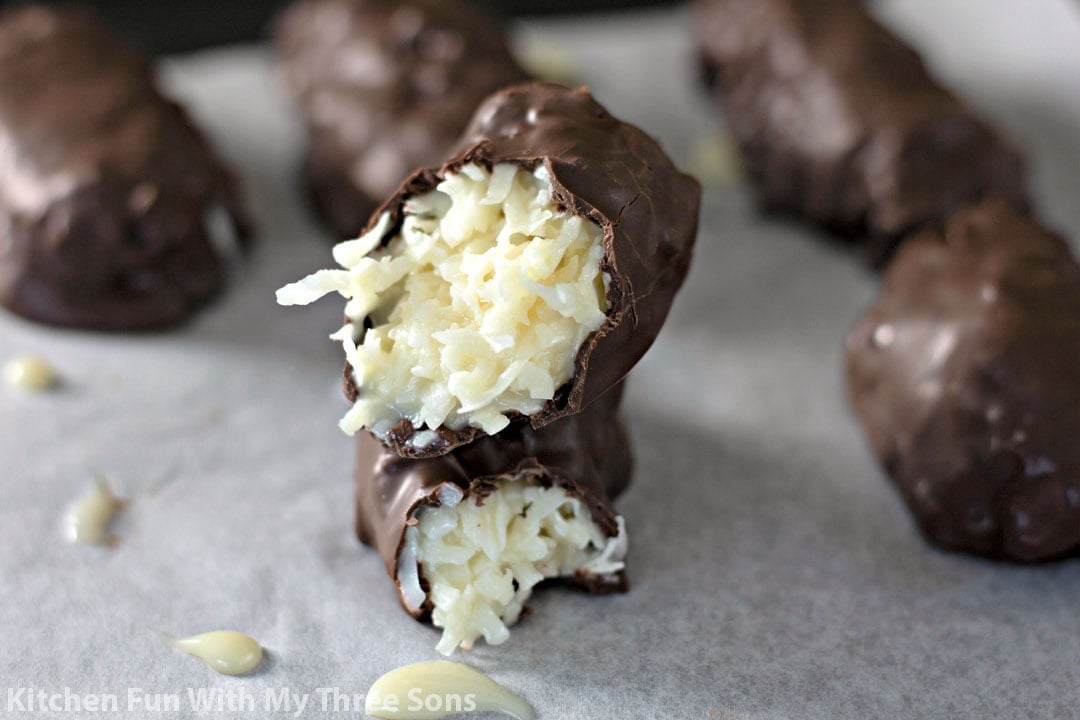 3 Ingredient Coconut Mounds Bars
