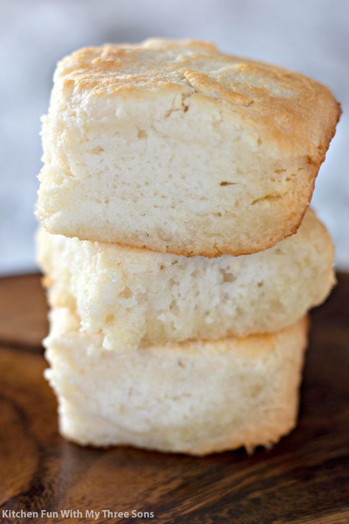 a stack of 7 Up Biscuits Recipe