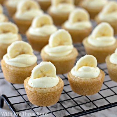 Banana Pudding Cookie Cups