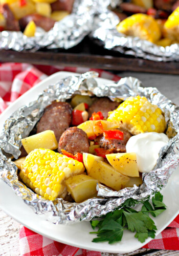 Grilled Sausage Foil Packets