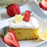 This Lemonade Sheet Cake has the most delicious lemon flavor and is infused with actual lemonade. Anyone that is a fan of lemonade desserts will love this.