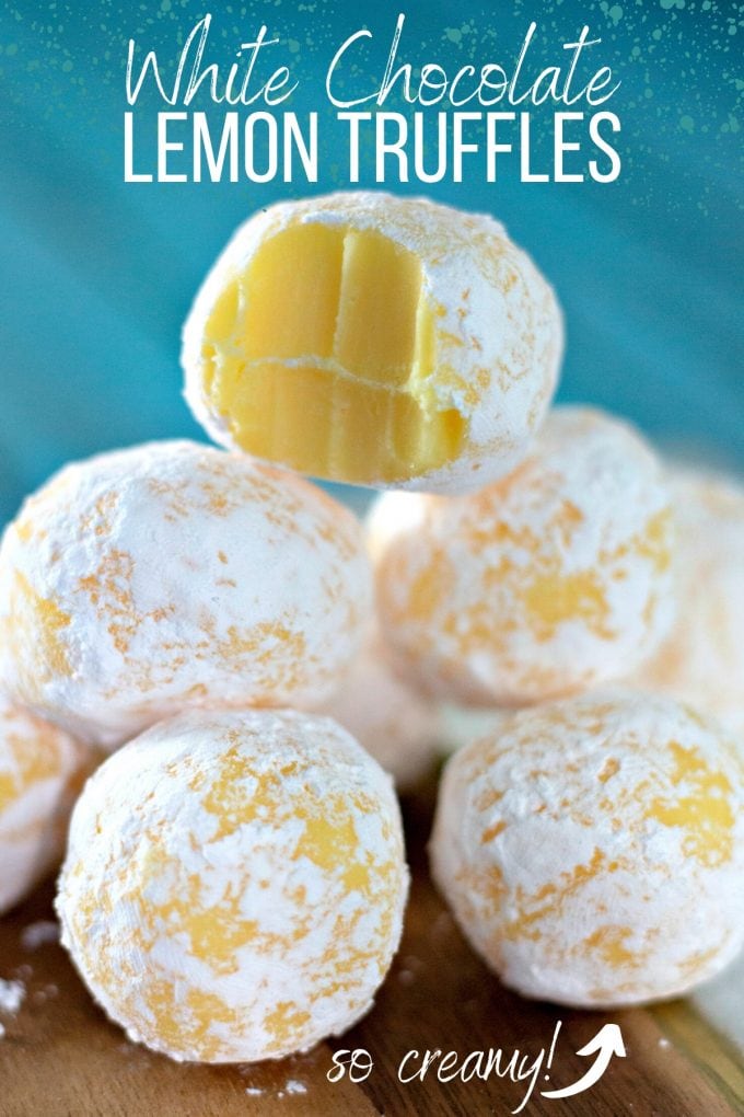 White Chocolate Lemon Truffles on Pinterest