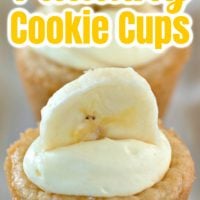 Banana Pudding Cookie Cups