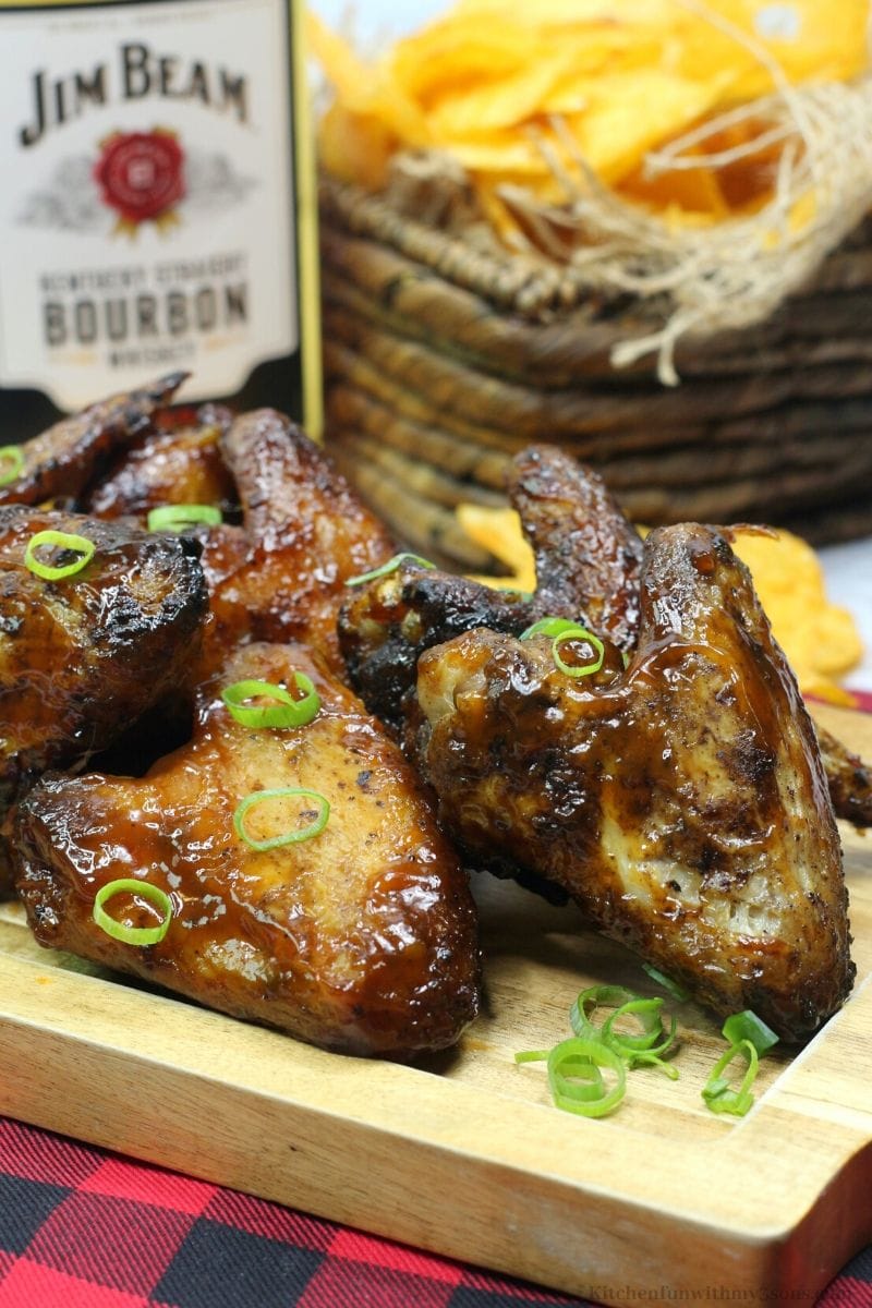 bourbon chicken wings