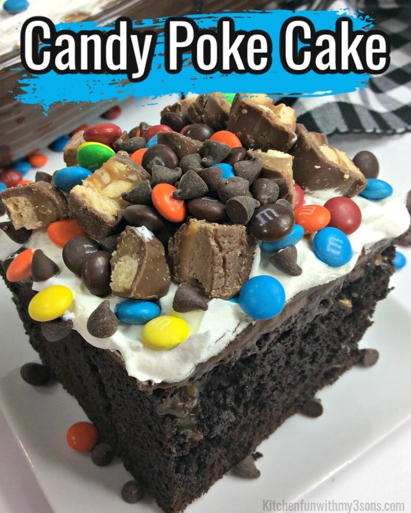 candy poke cake