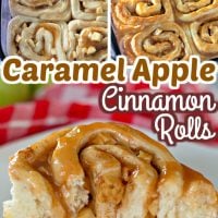 Caramel Apple Cinnamon Rolls