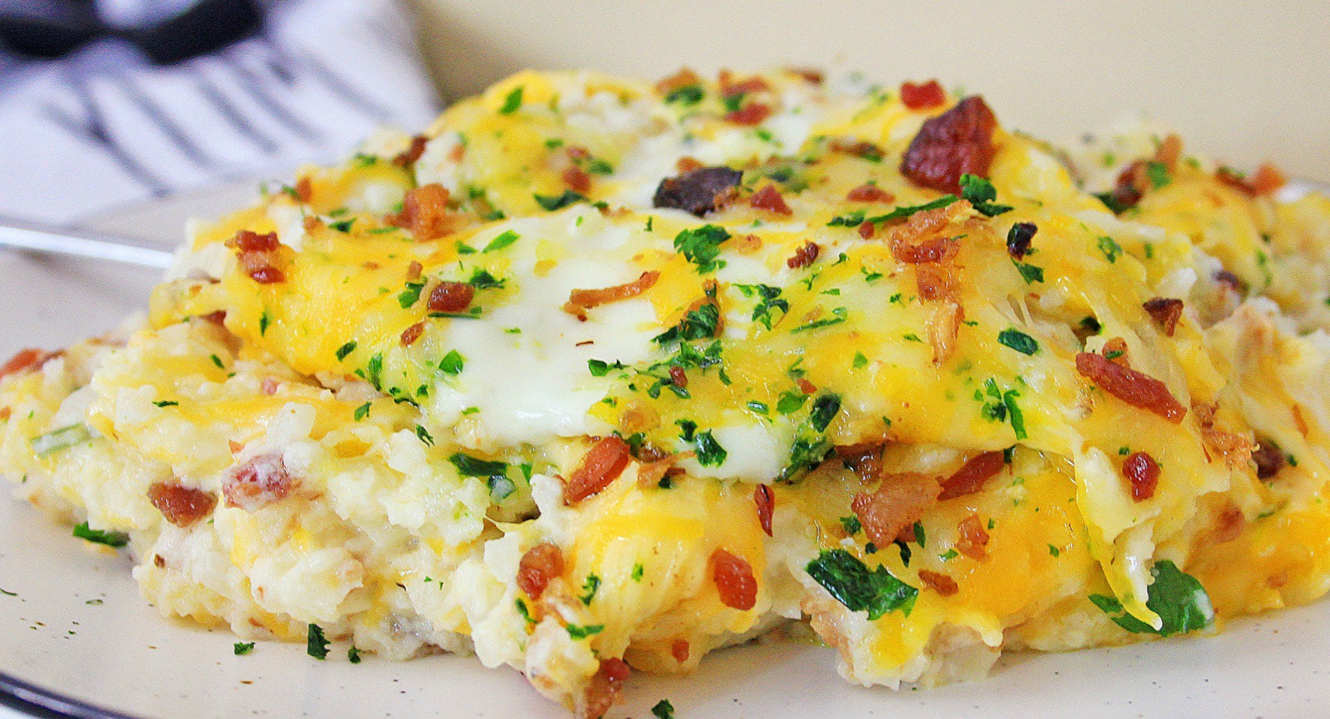 Cauliflower Bacon Cheese Casserole Kitchen Fun With My 3 Sons