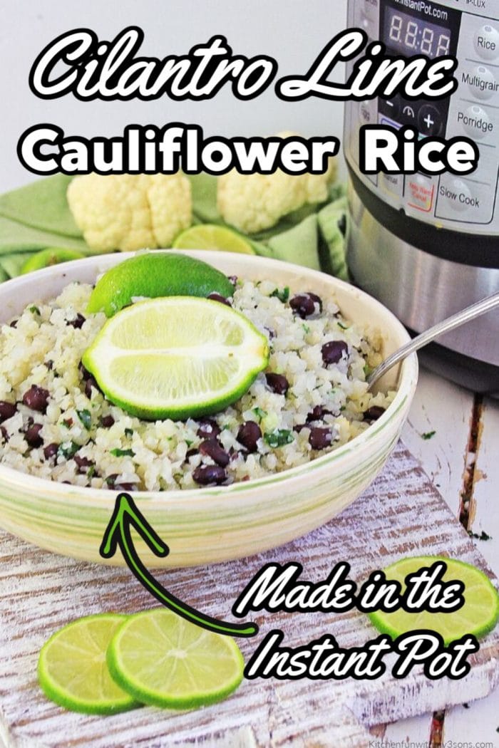 cilantro lime cauliflower rice