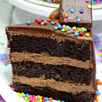 cosmic chocolate cake